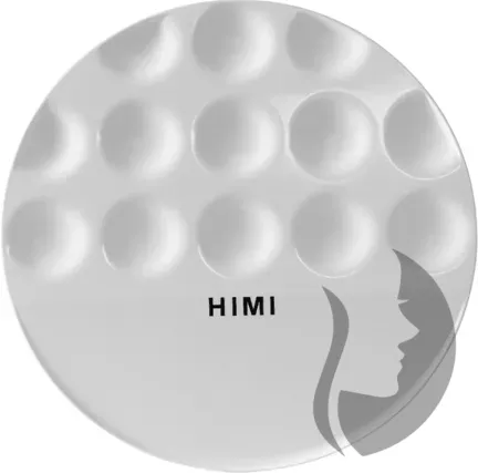 HIMI UFO Palette - kulatá paleta s důlky - průměr 18 cm