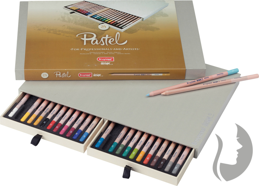 Bruynzeel Design Pastel Pencils - pastely v tužce - box 24 kusů - kopie