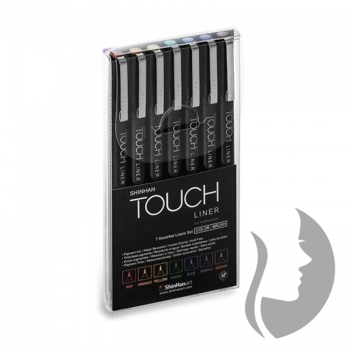 TOUCH Liner - ShinHan Art - sada 7 ks - barevné linery