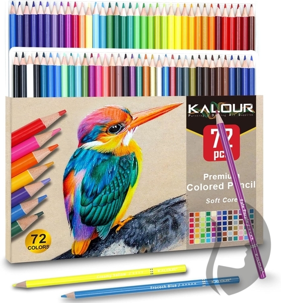 KALOUR 72 Count Colored Pencils - sada 72 ks