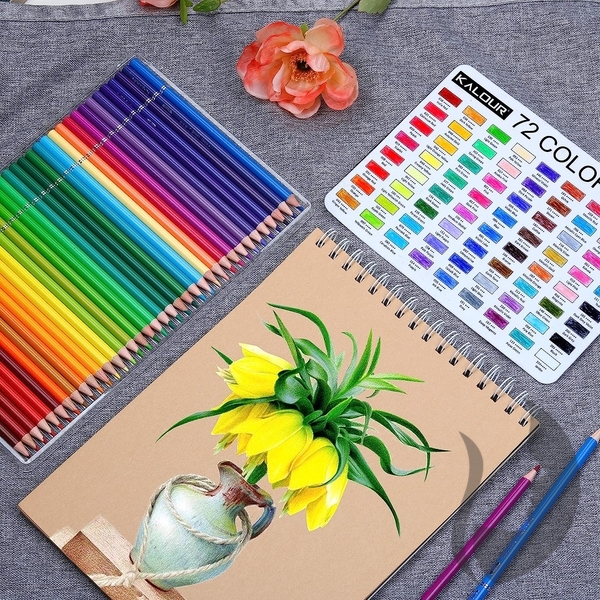 KALOUR 72 Count Colored Pencils - sada 72 ks