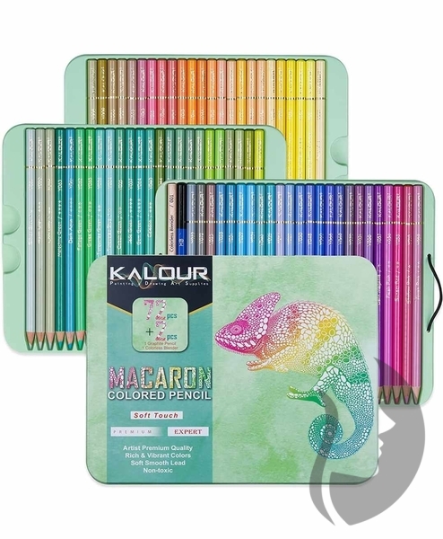 KALOUR Premium colored pencils MACARON- sada 72 ks 