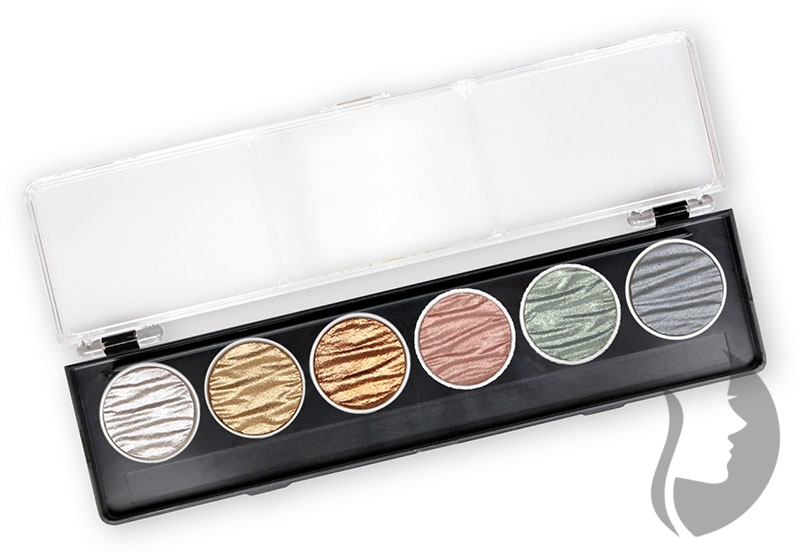 COLIRO Pearl Color Set SILK - sada 6 ks - perleťové akvarelové barvy