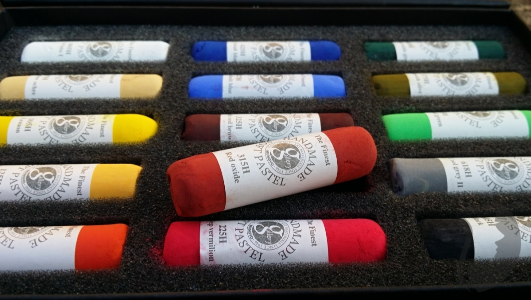 Mungyo Gallery Artist´s Handmade Soft Pastels - měkké křídy - 15 ks
