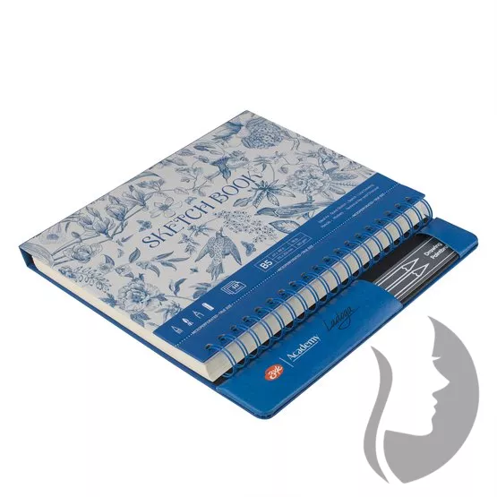 Nevskaya Palitra Academy LADOGA - sketch book - skládací skicák 160 g/m2 - BLUE