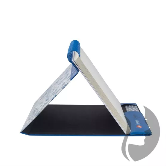 Nevskaya Palitra Academy LADOGA - sketch book - skládací skicák 160 g/m2 - BLUE