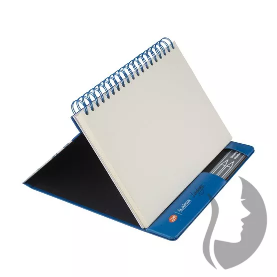 Nevskaya Palitra Academy LADOGA - sketch book - skládací skicák 160 g/m2 - BLUE