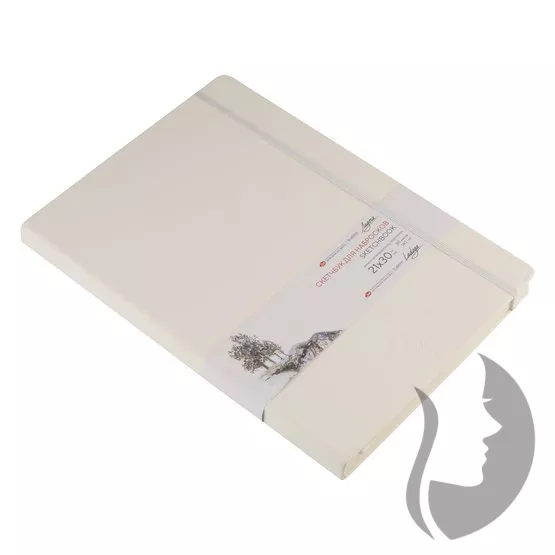 Nevskaya Palitra Academy LADOGA - sketchbook - skicák v pevné vazbě 140 g/m2 - BÍLÁ - 5 rozměrů