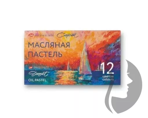 Nevskaya Palitra Sonnet Oil pastel set - umělecký olejový pastel - sada 12 ks