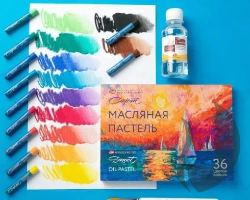 Nevskaya Palitra Sonnet Oil pastel set - umělecký olejový pastel - sada 12 ks