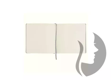 PALAZZO Elite Art - Travelling sketchbook - skicák v pevné vazbě 130 g/m2 - ČERNÁ - čtverec 25 x 25 cm
