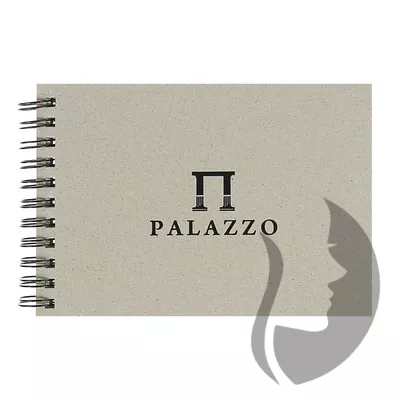 PALAZZO notepad - (160 g/m2, A5) - kroužková vazba - KRAFT