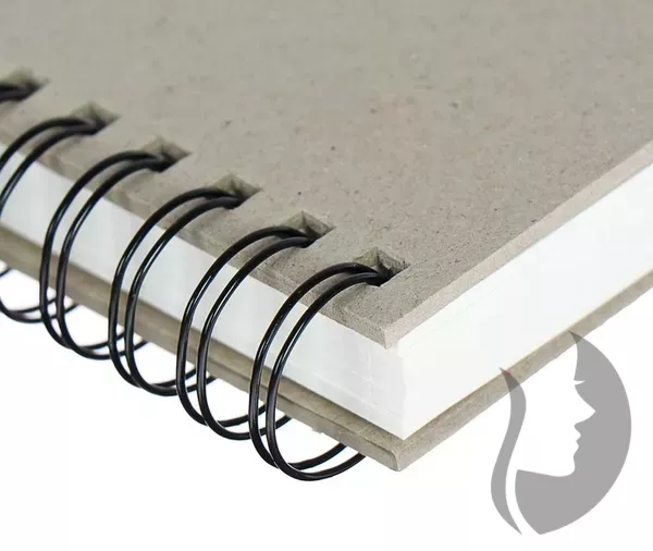PALAZZO notepad - (160 g/m2, A5) - kroužková vazba - KRAFT