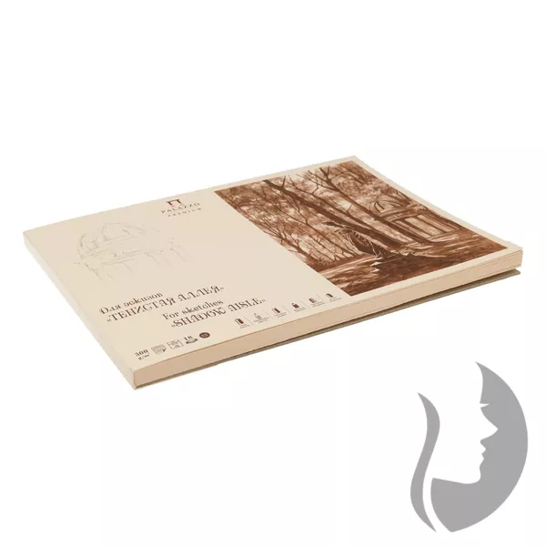 PALAZZO Premium - sketchbook - béžový papír - (300 g/m2, A5) - SHADOW AISLE - béžová
