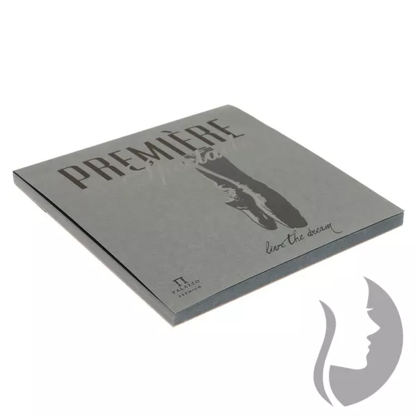 PALAZZO Premium - sketchbook - šedý papír - (300 g/m2, 21 x 21 cm) - PREMIERE - ŠEDÁ
