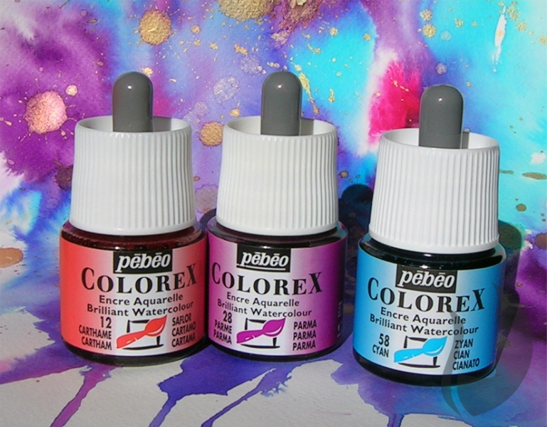 PEBEO Colorex Brilliant Watercolour - inkoust - 45 ml - různé barvy