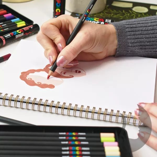 POSCA (UNI) umělecké pastelky - sada 48 ks