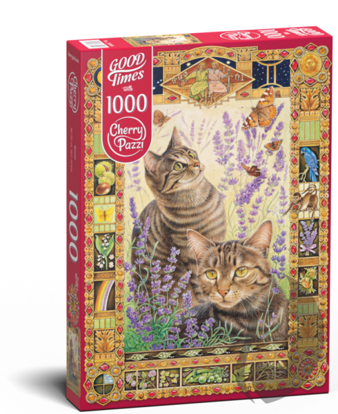 Puzzle Cherry Pazzi Good Times - Cats - KOČKY - 1000 dílků