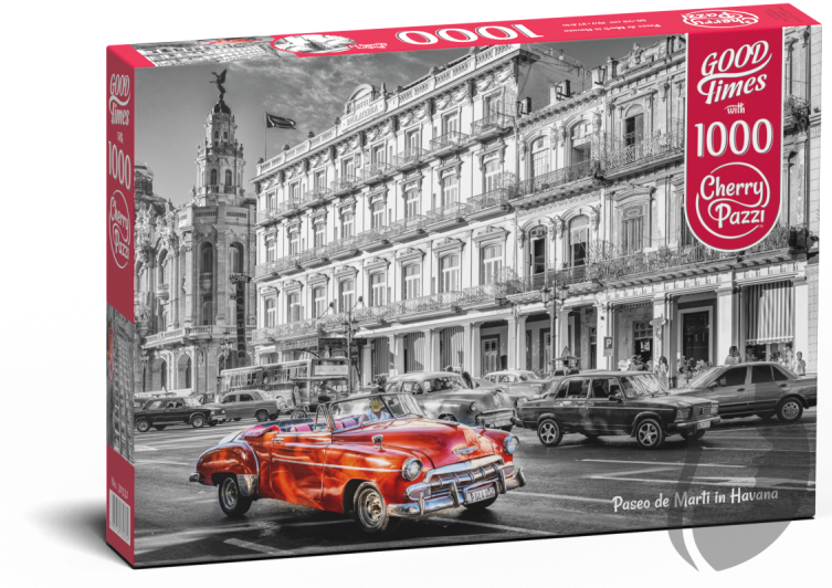 Puzzle Cherry Pazzi Good Times - Paseo de Marti in Havana  - 1000 dílků