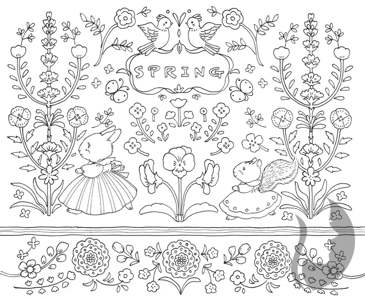 Rabbit Family – Life in a Little House in Bloom (Králíčí rodinka – Květinový život v malém domku) - JAPONSKO