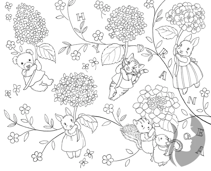 Rabbit Family – Life in a Little House in Bloom (Králíčí rodinka – Květinový život v malém domku) - JAPONSKO