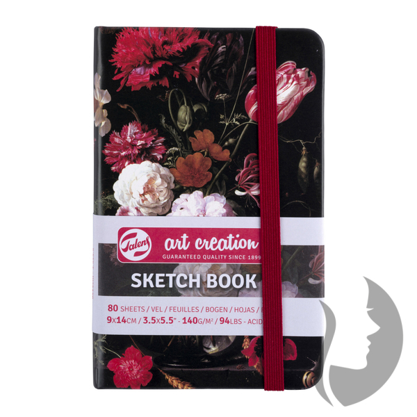 Talens Art Creations Sketchbook - Coral Red, 8.3 x 5.1