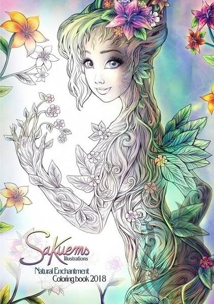 SAKUEMS 2 - Natural Enchantment 2018 - coloring book - Emilie Jarrige