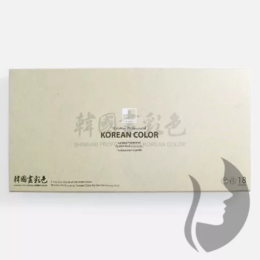 ShinHan Professional KOREAN COLOR - tradiční korejské barvy v tubě - sada 18  x 20 ml