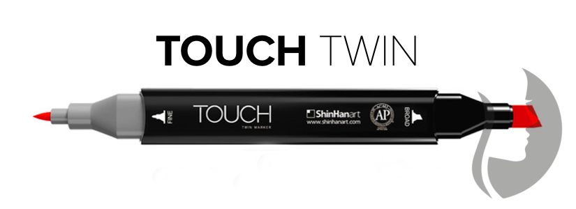 TOUCH Twin Marker - oboustranný fix - ShinHan Art - jednotlivé barvy