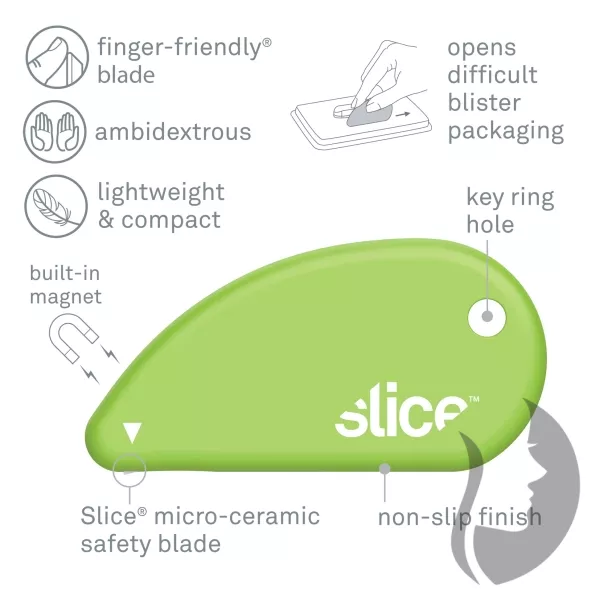 SLICE safety cutter SKU 00200 - nožík nejen na balíky