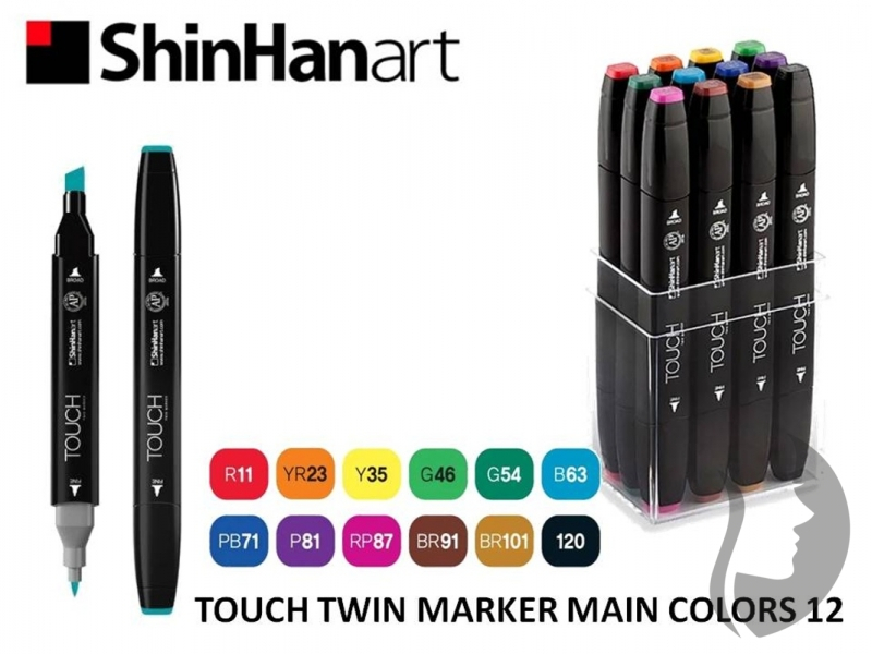 Touch Twin Marker 12-set Main