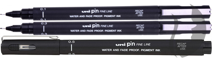 Pin, Fineliner Drawing Pens