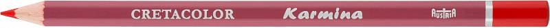 Cretacolor KARMINA - umělecké pastelky - jednotlivé barvy, barevný odstín 115 - permanent red dark