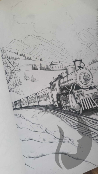 Vintage Christmas Coloring Book for Adults - Max Brenner