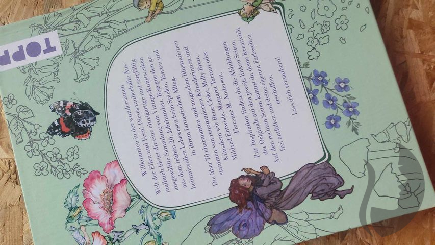Zauberhafter Elfengarten Das Vintage-Ausmalbuch
