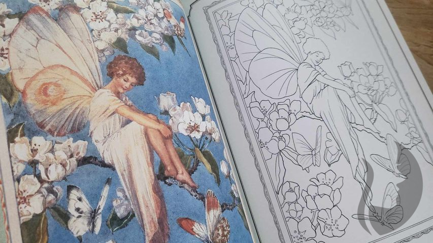 Zauberhafter Elfengarten Das Vintage-Ausmalbuch