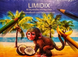 LIMIDIX - 80 KS PASTELEK + barevný kruh pro míchání barev, 30 ks mandaly