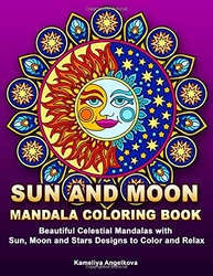 Sun and Moon Mandala Coloring Book - Kameliya Angelkova 