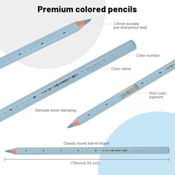 Arrtx Colored Pencils - umělecké pastelky - sada 72 ks