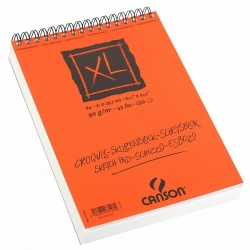 CANSON XL CROQUIS Sketch - kroužková vazba nahoře (90 g/m2, 120 listů) - A4 skicák 