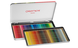 CARAN D'ACHE - PRISMALO - akvarelové pastelky  - sada 80 ks
