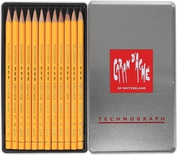 Caran d´Ache Technograph - grafitové tužky - sada 12 ks