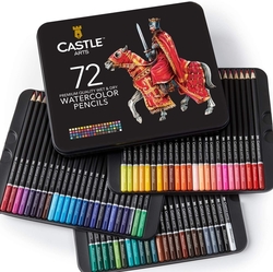 Castle Art Supplies WATERCOLOR - akvarelové pastelky - sada 72 ks
