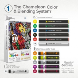 Chameleon Color & Blending System - tónovací fixy - PRIMARY TONES - sada základních barev - 18 ks