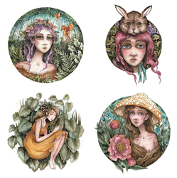 Circle of Nature - Karolina Kubikowska  - coloring book