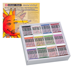 Cray-Pas - Box olejových pastelů pro školní třídy 36x12ks