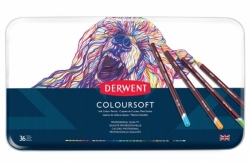 DERWENT Coloursoft - sada 36 ks -  umělecké pastelky