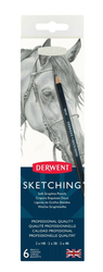 DERWENT Sketching - sada 6 skicovacích tužek