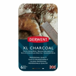 DERWENT XL Charcoal - sada uměleckých uhlů XL - nový vzhled
