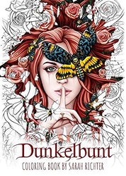 Dunkelbunt - Coloring book by Sarah Richter - s podpisem